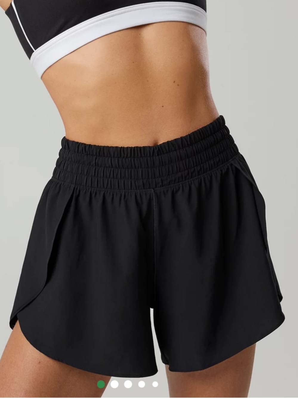 Offline by Aerie - high waisted 3” butterfly hem hot stuff short